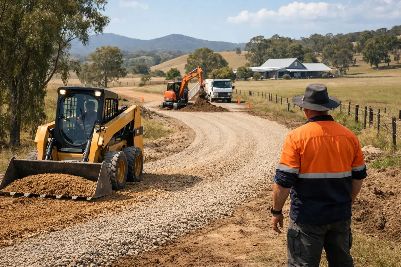 Rural Driveway Construction Contractors NSW
