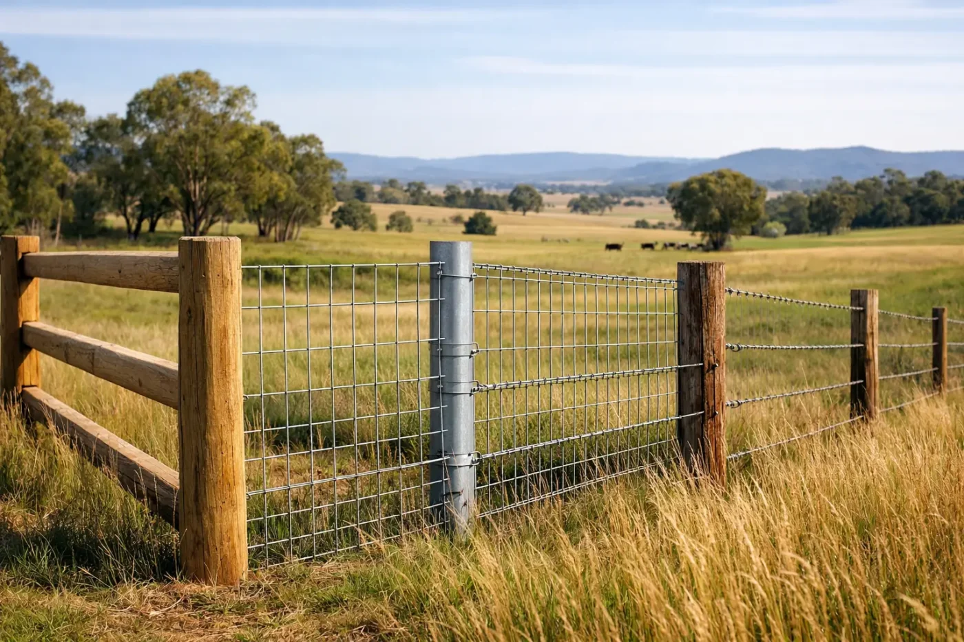 Best Rural Fence Materials for NSW Properties