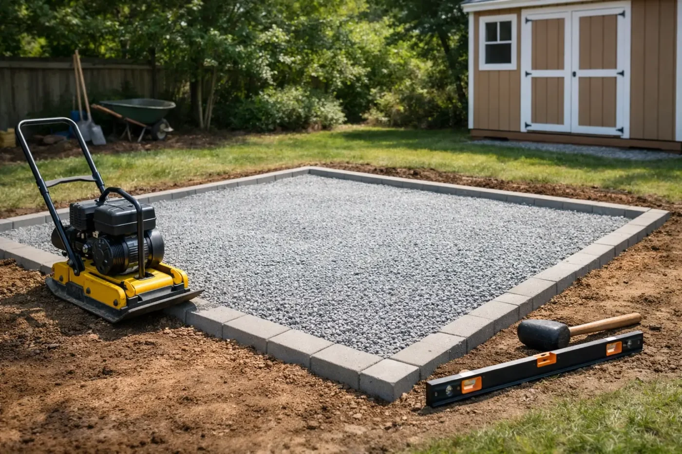 How to Prepare Shed Pads That Stay Level