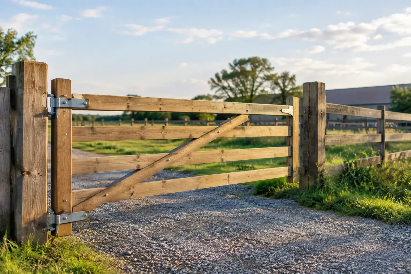 Hanging Farm Gates That Open, Shut and Last