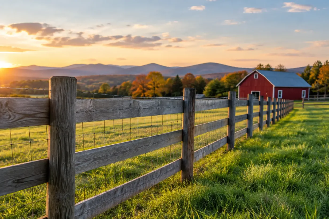 New England Farm Fencing That Handles the Country