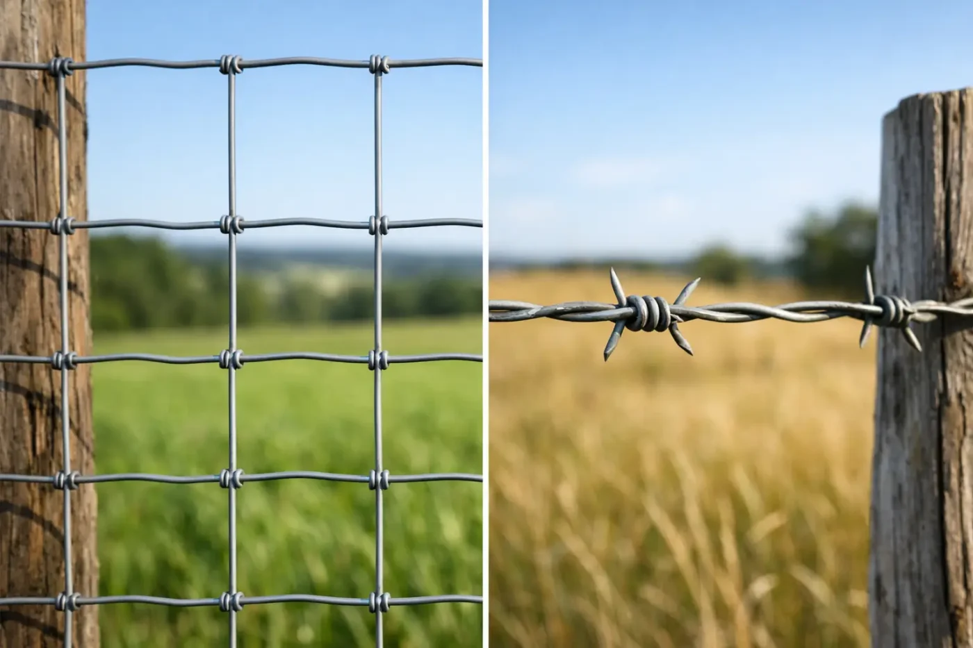Woven Wire Versus Barbed Wire: Which Fence?