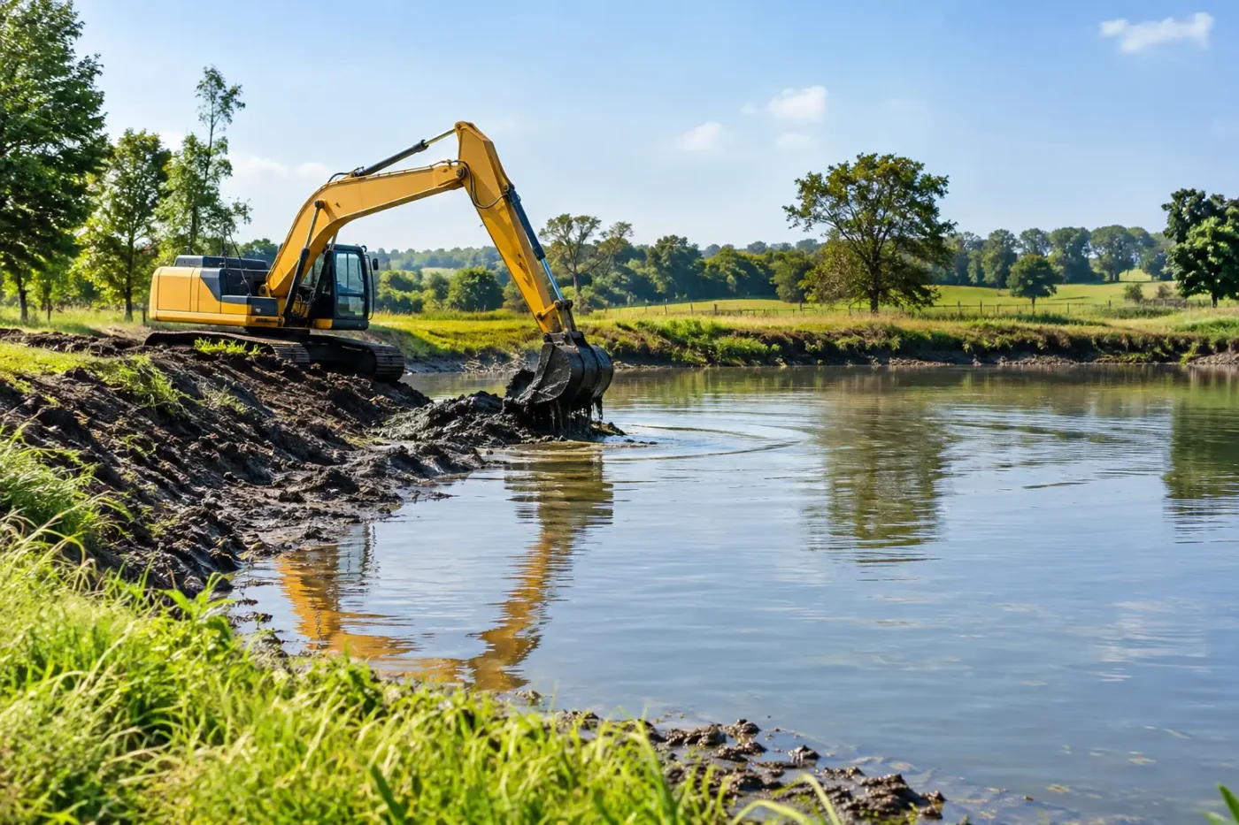 When Should Dams Be Desilted on Rural Properties?